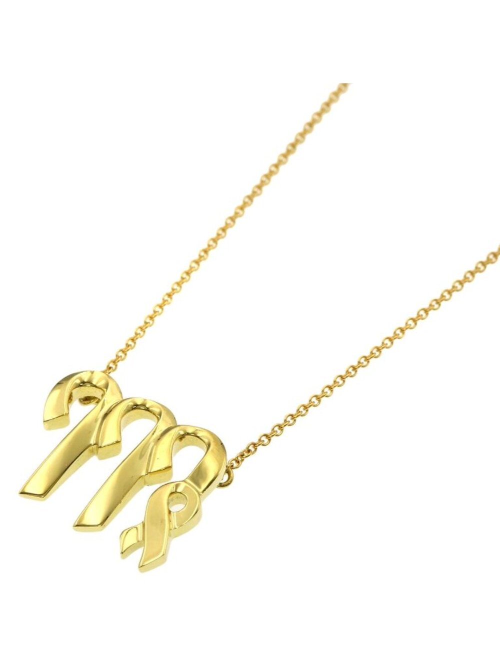 Tiffany & Co Constellation Motif Virgo Necklace 18k Yellow Gold